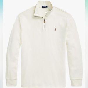 Polo by Ralph Lauren Cream Zip Up Sweater
